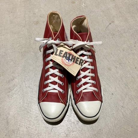 1990's CONVERSE ALL STAR Leather Hi Deadstock