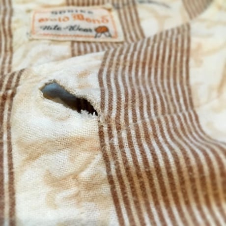1940〜50's GORINS Gold Bond Pajama L/S Shirt