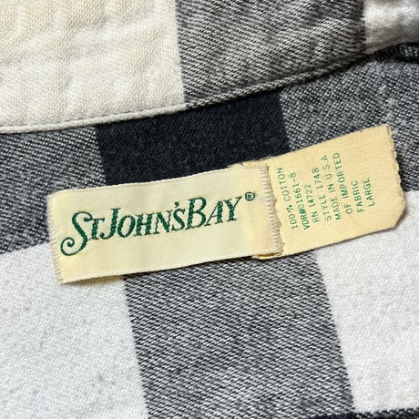 1980〜90's ST JOHN'S BAY Heavy Flannel L/S Shirt