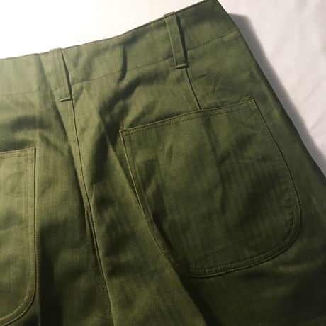 1950〜60's Korean Army Herringbone Trousers Deadstock