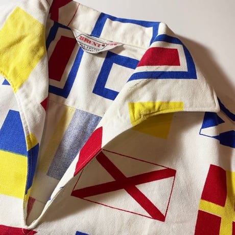 1960's BRENT Skipper Pullover S/S Shirt