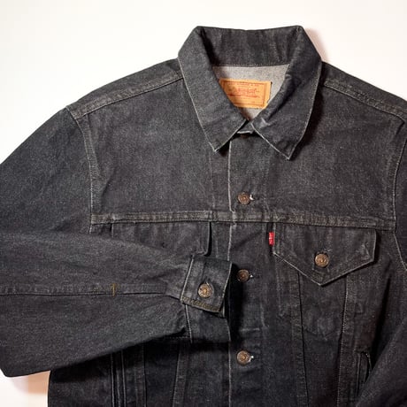 1980's Levi's 70506 Black Denim Jacket