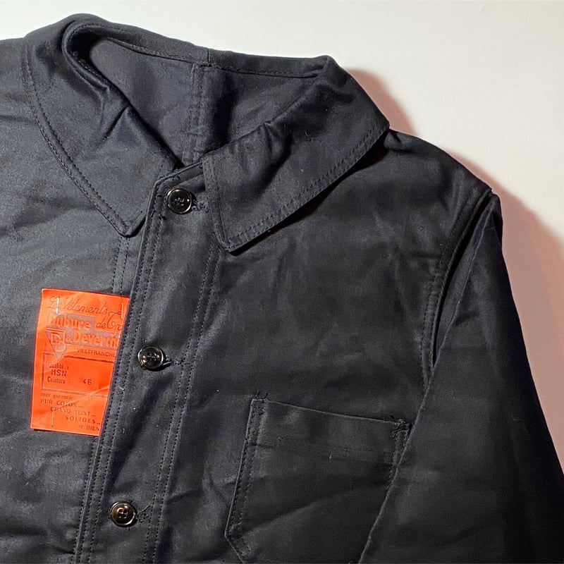 1950's〜 Dubure&Deverchere Black Moleskin Jacket