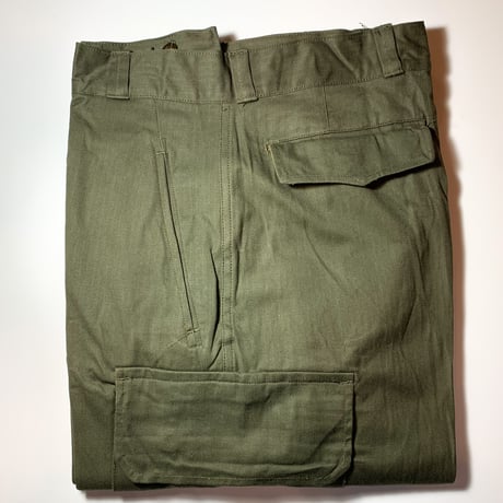 1950〜60's French Army M-47 Herringbone Trousers Deadstock
