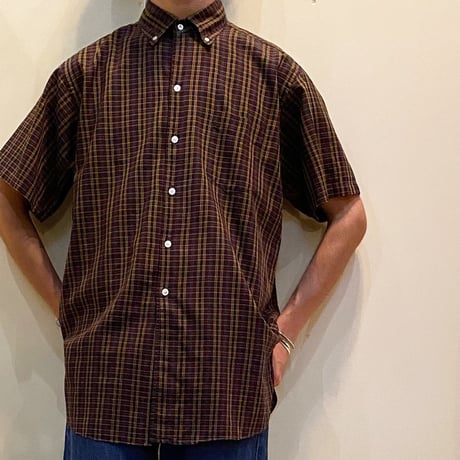 1960's Gentree Ltd. Indian Madras S/S Shirt