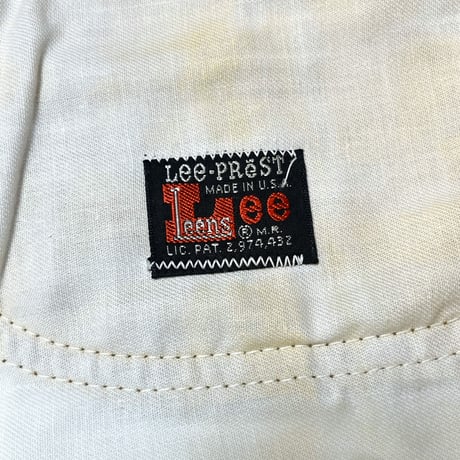 1970's〜 Lee Leens Tapered Pants Deadstock