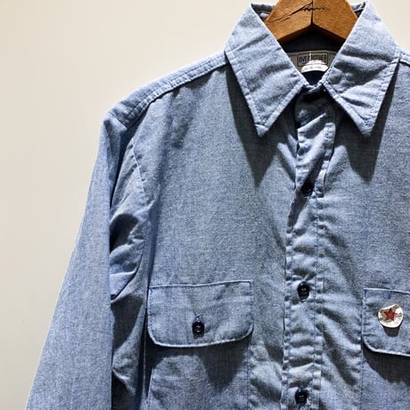 1980's〜 FIVE BROTHER Chambray L/S Shirt Deadstock