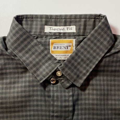 1960's BRENT Tab Color L/S Shirt Deadstock