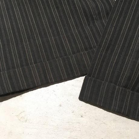 1930〜40's French Unknown Cotton Stripe Trousers