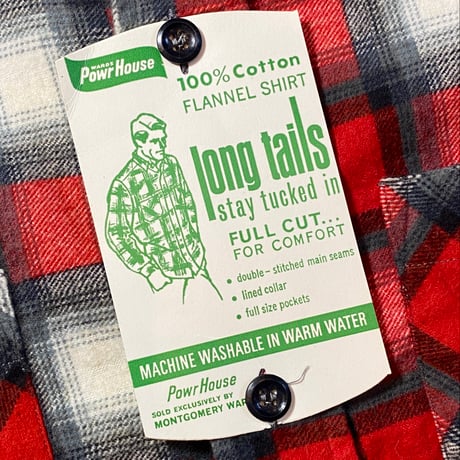 1960's Powr House Flannel L/S Shirt