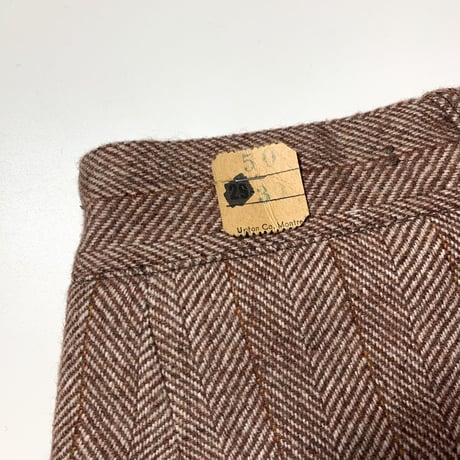 1940's Unknown Wool Trousers Deadstock