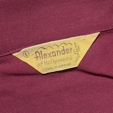 1950's Alexander Rayon L/S Shirt Deadstock