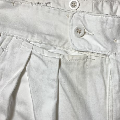 1950's British Military White Trousers