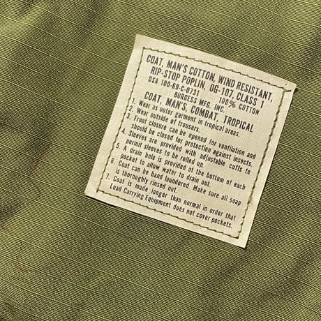 1960's US.ARMY Jungle Fatigue 4th Jacket Deadstock