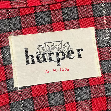 1960's harper Rayon L/S Shirt