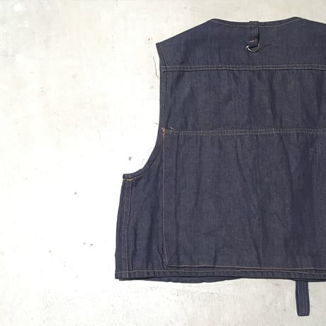 1970's Unknown Denim Fishing Vest