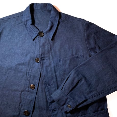 1950's〜 French Unknown Blue Covert Work Jacket
