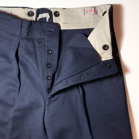 1950's Swedish Military Wool Trousers Deadstock