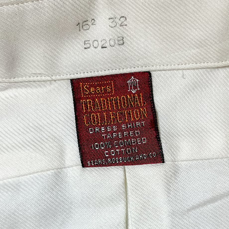 1960's Sears Cotton Kersey L/S Shirt