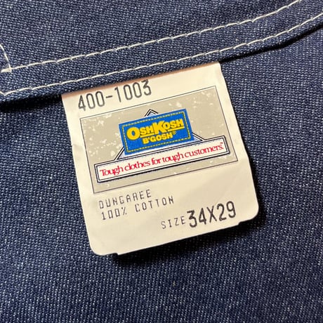 1970〜80's OSHKOSH Denim Painter Pants Deadstock