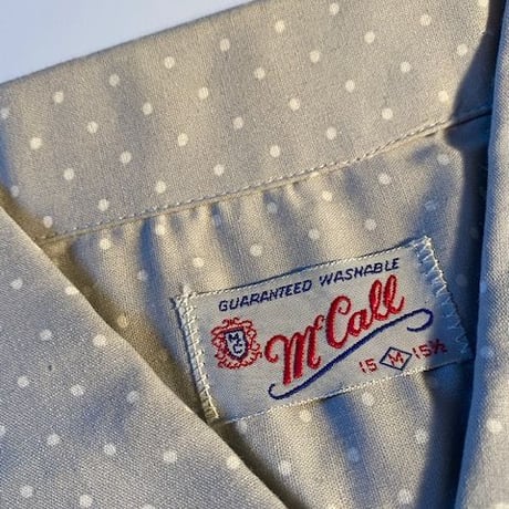 1960's Mc Call S/S Shirt Deadstock