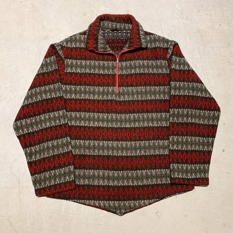1960's Unknown Pullover Wool L/S Shirt