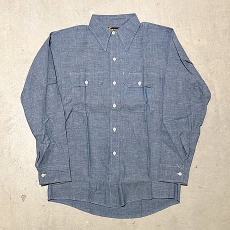 1970's DEE CEE Chambray L/S Shirt Deadstock
