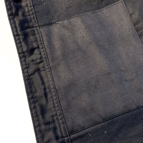 1950's VEST E Black Moleskin Jacket Deadstock