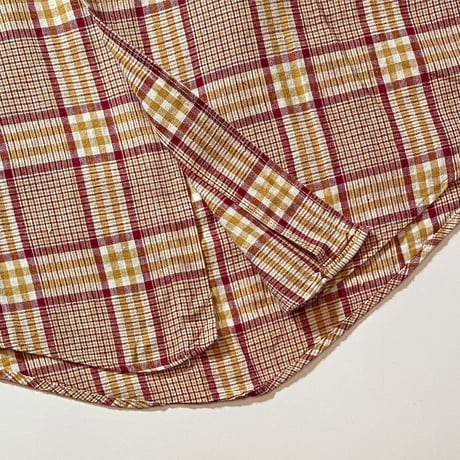 1960's SAKS FIFTH AVENUE Cotton&Flax S/S Shirt