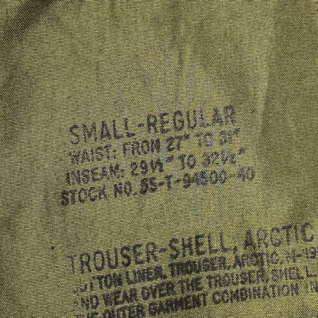 1950's US.ARMY M-51 ARCTIC Trousers Deadstock