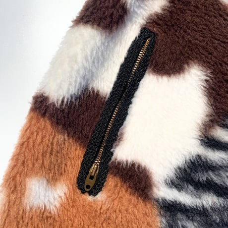 1960's Unknown Crazy Animal Pattern Reversible Jacket
