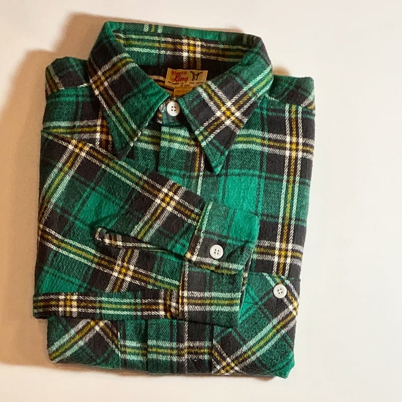 1960's Winter King Heavy Flannel L/S Shirt Dead 1960's Winter King Heavy Flannel L/S Shirt Dead