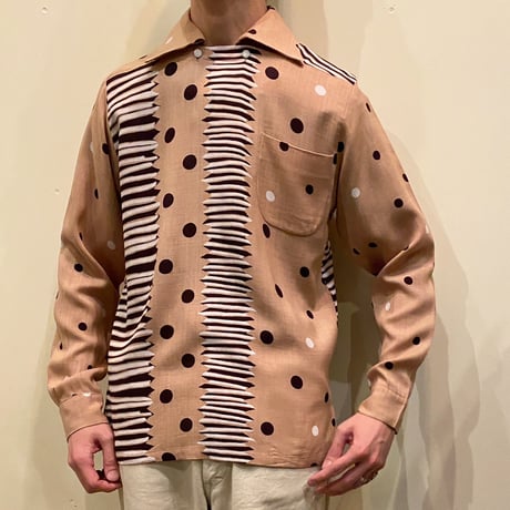 1950's California Rayon Pullover L/S Shirt
