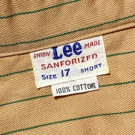 1950〜60's Lee Coca-Cola Stripe L/S Shirt