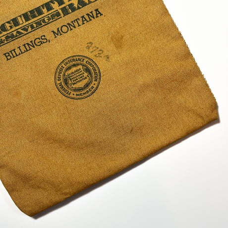 1950's Unknown Bank Bag