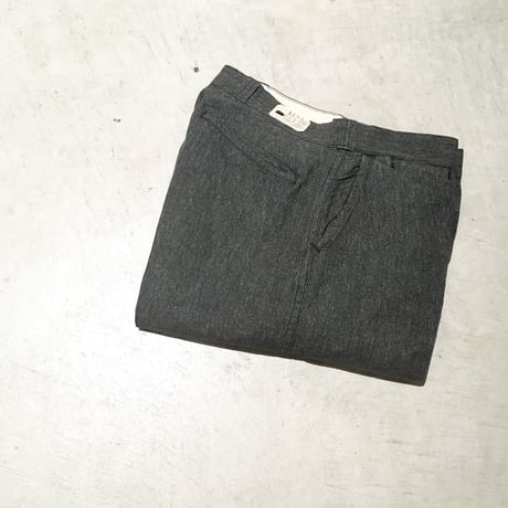 1950's GIBSON BRAND Black Chambray Trousers