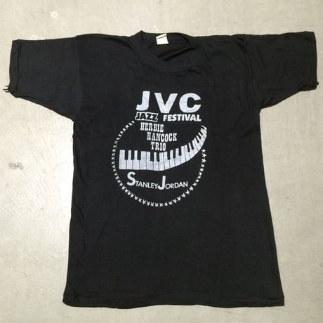1980's ”HERBIE HANCOCK TRIO” Printed Tee Deadstock