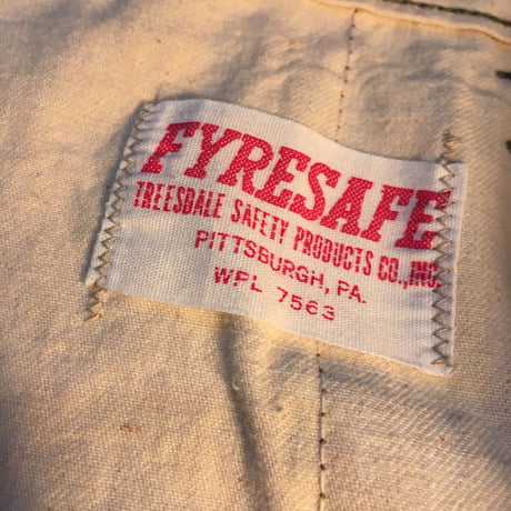 1950's〜 FYRESAFE Green Denim Trousers