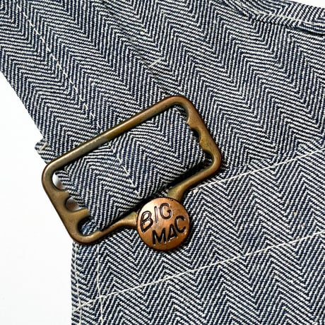 1960's BIG MAC Herringbone Overall Deadstock