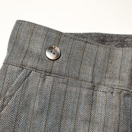 1940's FLERS Herringbone Stripe Trousers Deadstock
