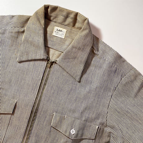 1960's〜 Lee Hickory Pullover L/S Shirt Deadstock