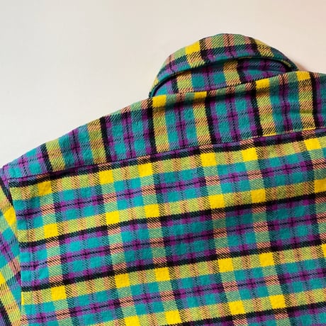 1980's L.L.Bean Heavy Flannel L/S Shirt Deadstock