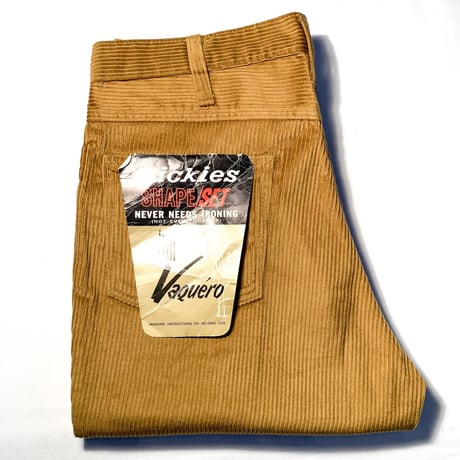 1960's Dickies Corduroy Tapered Pants Deadstock