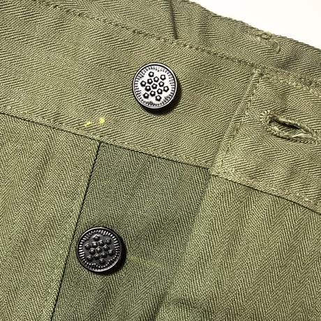 1940's US.ARMY M-43 Herringbone Trousers Deadstock