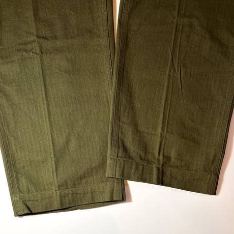 1940's US.NAVY N-3 Herringbone Trousers Deadstock
