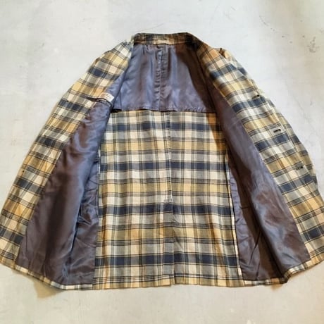 1960's Unknown Indian Madras Tailored Jacket