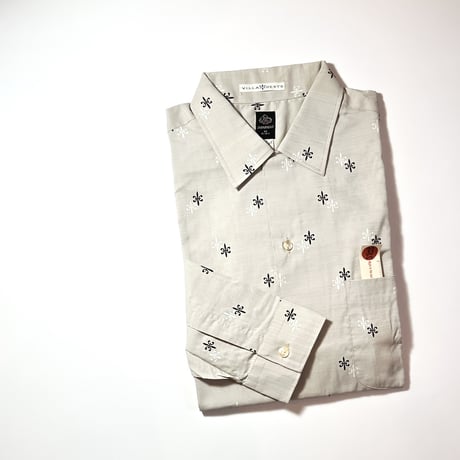 1960's DONEGAL Cotton&Rayon L/S Shirt Deadstock