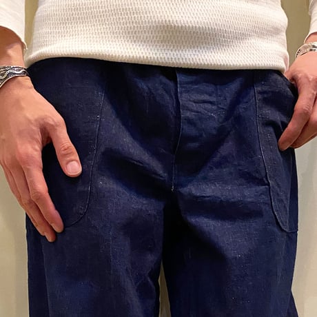 1930〜40's US.NAVY Denim Trousers