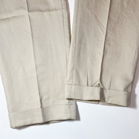 1960's Washington Manufacturing Co Pique Tapered Pants Deadstock
