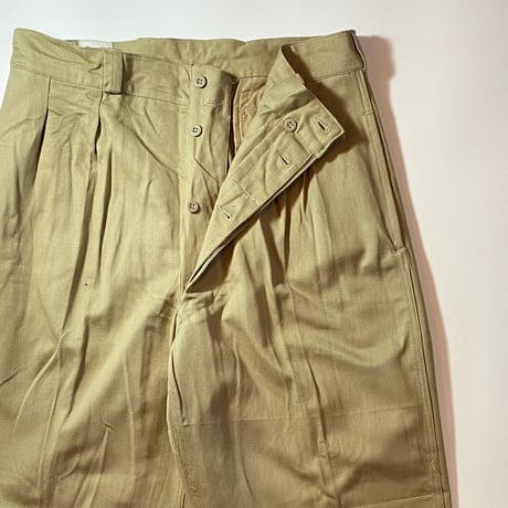 1950〜60's French Army M-52 Chino Trousers Deadstock